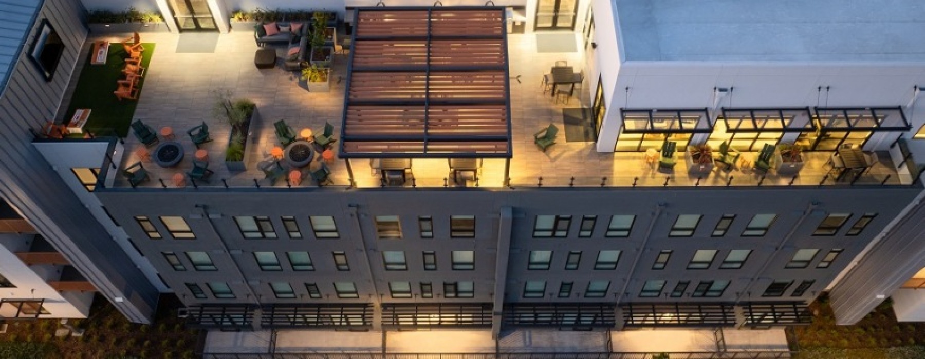 Rooftop Ariel View